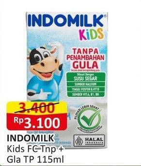 Promo Harga Indomilk Susu UHT Kids Less Sugar 115 ml - Alfamart