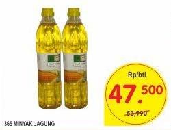 Promo Harga 365 Minyak Jagung 1000 ml - Superindo