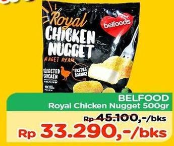 Promo Harga BELFOODS Royal Nugget 500 gr - TIP TOP