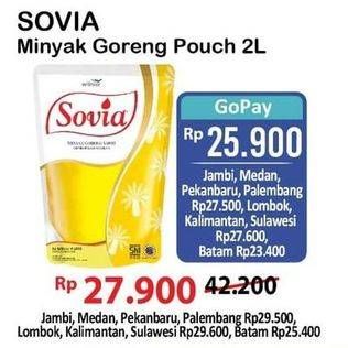 Promo Harga Sovia Minyak Goreng 2000 ml - Alfamart