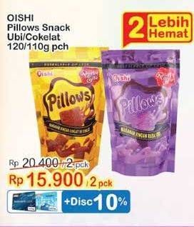 Promo Harga Pillows Snack 110/120gr 2s  - Indomaret
