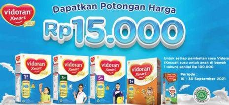 Promo Harga VIDORAN Susu  - Alfamart