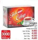 Promo Harga Sosro Teh Celup Black Tea 30 pcs - LotteMart