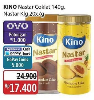 Promo Harga Kino Nastar Chocolate, Nanas 140 gr - Alfamidi