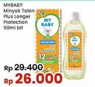 Promo Harga My Baby Minyak Telon Plus Longer Protection 90 ml - Indomaret