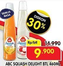 Promo Harga ABC Syrup Squash Delight All Variants 460 ml - Superindo