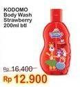 Promo Harga KODOMO Body Wash Gel Strawberry 200 ml - Indomaret