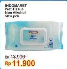 Promo Harga INDOMARET Wet Tissue Non Alkohol 50 sheet - Indomaret