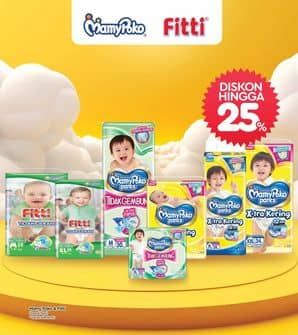 Promo Harga Mamy Poko & Fitti  - TIP TOP