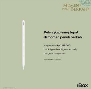 Promo Harga APPLE Pencil  - iBox