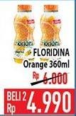 Promo Harga FLORIDINA Juice Pulp Orange per 2 botol 360 ml - Hypermart