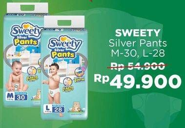 Promo Harga Sweety Silver Pants M30, L28  - Alfamart