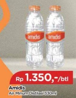 Promo Harga Amidis Air Mineral 330 ml - TIP TOP