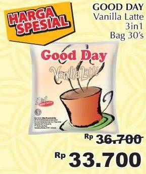 Promo Harga Good Day Instant Coffee 3 in 1 per 30 sachet - Giant