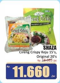 Promo Harga Shaza Cireng Crispy Keju, Original 15 pcs - Hari Hari