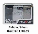 Promo Harga HICOOP Celana Dalam Pria HB-69 3 pcs - Hari Hari