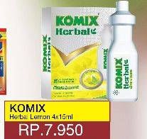 Promo Harga KOMIX Herbal Obat Batuk Lemon per 4 pcs 15 ml - Yogya