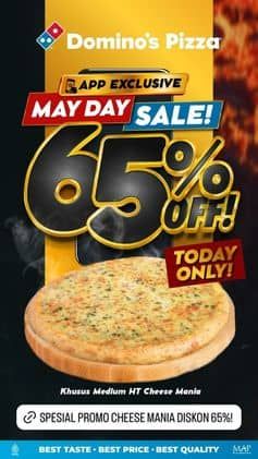 Promo Harga May Day Sale  - Domino Pizza