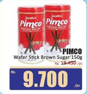 Promo Harga Pimco Wafer Stick Brown Sugar 150 gr - Hari Hari