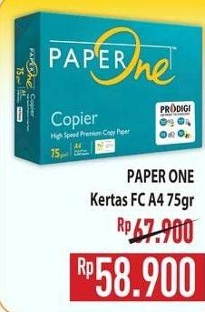 Promo Harga Paperone Kertas Copier A4 75 G 500 sheet - Hypermart