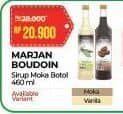 Promo Harga Marjan Syrup Boudoin Moka 460 ml - Alfamart