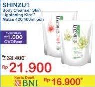 Promo Harga Shinzui Body Cleanser Kirei, Matsu 420 ml - Indomaret