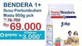 Promo Harga Frisian Flag Susu Bendera 1 Plus Madu 900 gr - Indomaret