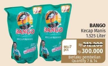 Promo Harga BANGO Kecap Manis 1525 gr - Lotte Grosir