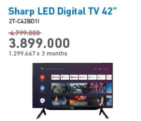 Promo Harga SHARP 2T-C42BD1i | LED TV 42"  - Electronic City