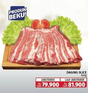 Promo Harga Daging Sapi Slice 500 gr - Lotte Grosir