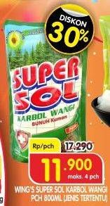 Promo Harga SUPERSOL Karbol Wangi 800 ml - Superindo