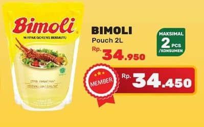 Promo Harga Bimoli Minyak Goreng 2000 ml - Yogya