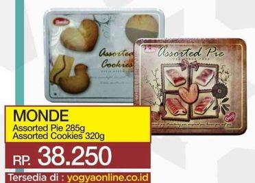 Promo Harga MONDE Assorted Pie/Cookies  - Yogya