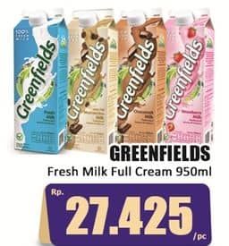 Promo Harga Greenfields Fresh Milk Full Cream 1000 ml - Hari Hari