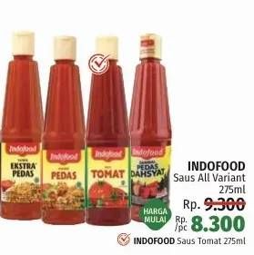 Promo Harga Indofood Sambal All Variants 275 ml - LotteMart