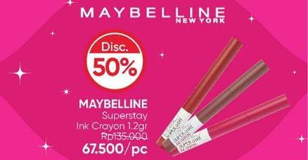 Promo Harga Maybelline Superstay Ink Crayon 1 gr - Guardian