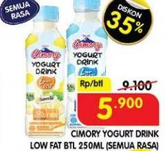 Promo Harga CIMORY Yogurt Drink Low Fat All Variants 250 ml - Superindo