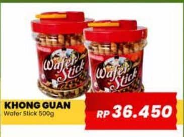 Promo Harga Khong Guan Wafer Stick Chocolate 500 gr - Yogya