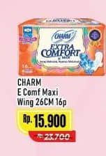 Promo Harga Charm Extra Comfort Maxi Long Wing 26cm 16 pcs - Alfamart