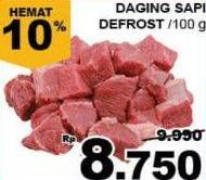 Promo Harga Daging Rendang Sapi Defrost per 100 gr - Giant