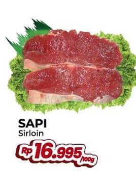 Promo Harga Daging Has Luar (Daging Sirloin) per 100 gr - Yogya