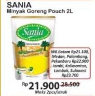 Promo Harga Sania Minyak Goreng 2000 ml - Indomaret