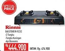 Promo Harga RINNAI RI 522C | Gas Stove  - Hypermart