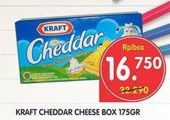 Promo Harga KRAFT Cheese Cheddar 175 gr - Superindo