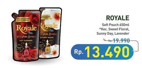 Promo Harga So Klin Royale Parfum Collection Kecuali Sweet Floral, Kecuali Sunny Day, Kecuali Lavender Vanilla 720 ml - Hypermart