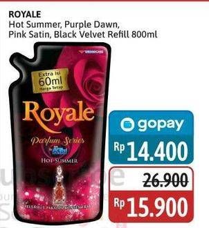 Promo Harga So Klin Royale Parfum Collection Purple Dawn, Pink Satin, Black Velvet, Hot Summer 800 ml - Alfamidi