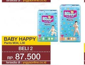 Promo Harga Baby Happy Body Fit Pants M34, L30 30 pcs - Yogya