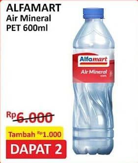 Promo Harga Alfamart Air Mineral 600 ml - Alfamart