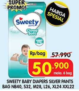Promo Harga Sweety Silver Pants/Comfort  - Superindo