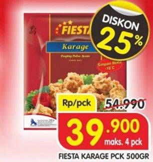 Promo Harga FIESTA Ayam Siap Masak 500 gr - Superindo